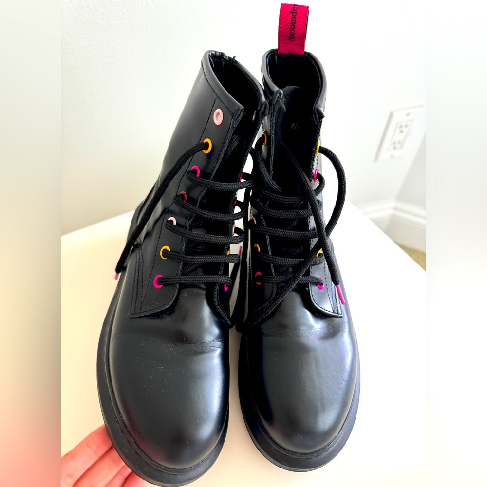 Alexander MaQueen black boots